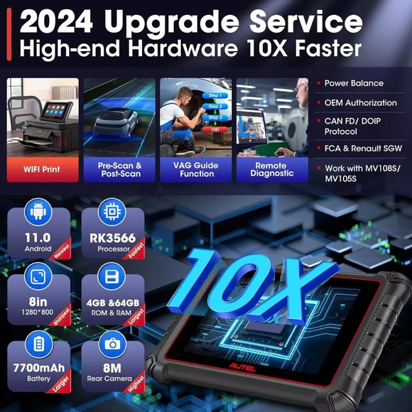 Autel MaxiPRO MP900 Full System Car Coding Diagnostic Bidirectional Scanner - Picture 8 of 12